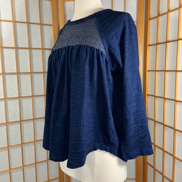 Current/Elliot dark denim blue swing top - Picture 2 of 15